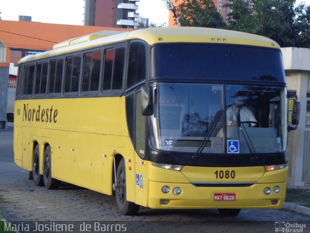 Viação Nordeste 1080 na cidade de Campina Grande, Paraíba, Brasil, por Maria Josilene  de Barros. Número da foto: #1925064.