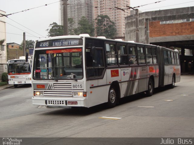 Metra - Sistema Metropolitano de Transporte 8015 na cidade de São Bernardo do Campo, São Paulo, Brasil, por Julio  Cesar. Número da foto: #1925852.
