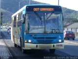 VSFL - Viação São Francisco 870 na cidade de Juiz de Fora, Minas Gerais, Brasil, por André Luiz Gomes de Souza. Número da foto: #:id.