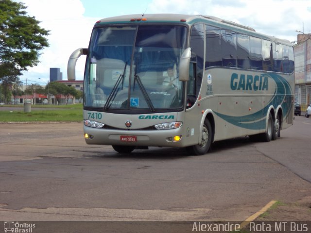 Viação Garcia 7410 na cidade de Cascavel, Paraná, Brasil, por Alexandre Rodrigo. ID da foto: 1928850.