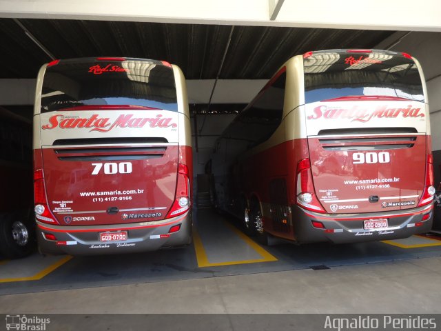 Santa Maria Fretamento e Turismo > Transportes Santa Maria(SP) 700 na cidade de São Bernardo do Campo, São Paulo, Brasil, por Agnaldo Penides. Número da foto: #1928547.