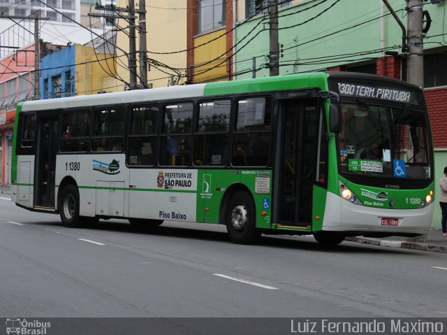 Viação Santa Brígida 1 1380 na cidade de São Paulo, São Paulo, Brasil, por Luiz Fernando Maximo. Número da foto: #1929489.