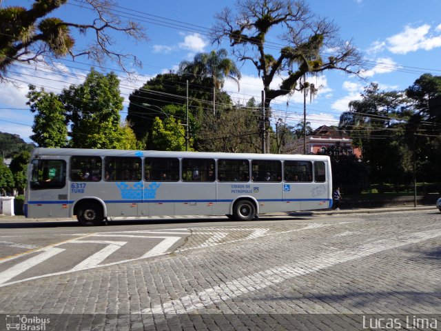 Turb Petrópolis > Turp -Transporte Urbano de Petrópolis 6317 na cidade de Petrópolis, Rio de Janeiro, Brasil, por Lucas Lima. ID da foto: 1928515.