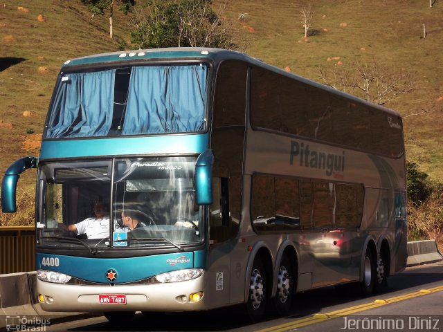 Pitangui Turismo 4400 na cidade de Aparecida, São Paulo, Brasil, por Jerônimo Diniz. Número da foto: #1930126.