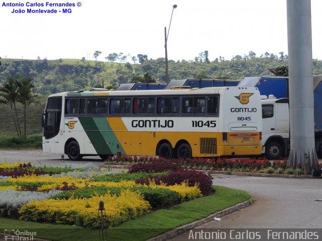 Empresa Gontijo de Transportes 11045 na cidade de João Monlevade, Minas Gerais, Brasil, por Antonio Carlos Fernandes. ID da foto: 1930796.