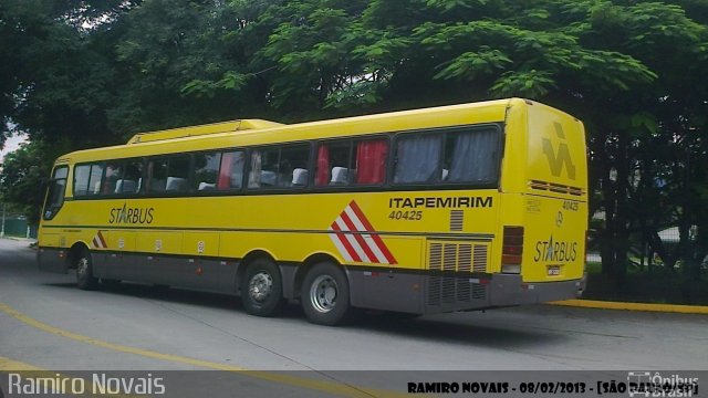 Viação Itapemirim 40425 na cidade de São Paulo, São Paulo, Brasil, por Ramiro Novais. ID da foto: 1930987.