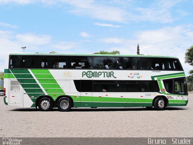 Pomp Tur Viagens e Turismo 4060 na cidade de Pirassununga, São Paulo, Brasil, por Bruno   Studer. Número da foto: #1930666.