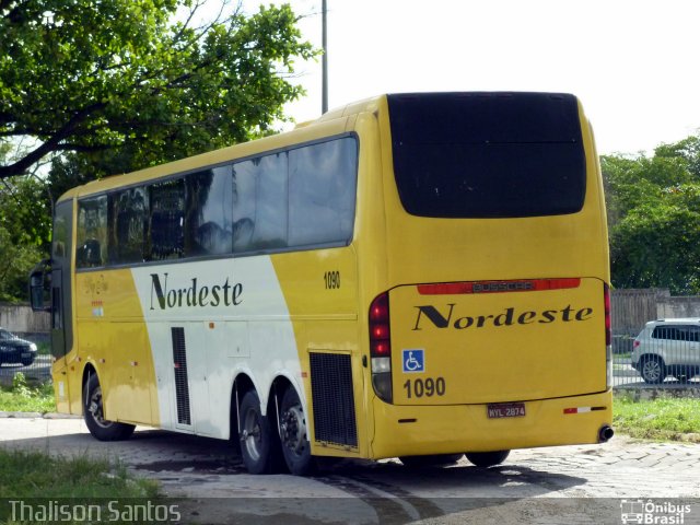 Viação Nordeste 1090 na cidade de João Pessoa, Paraíba, Brasil, por Thalison Santos. Número da foto: #1931943.