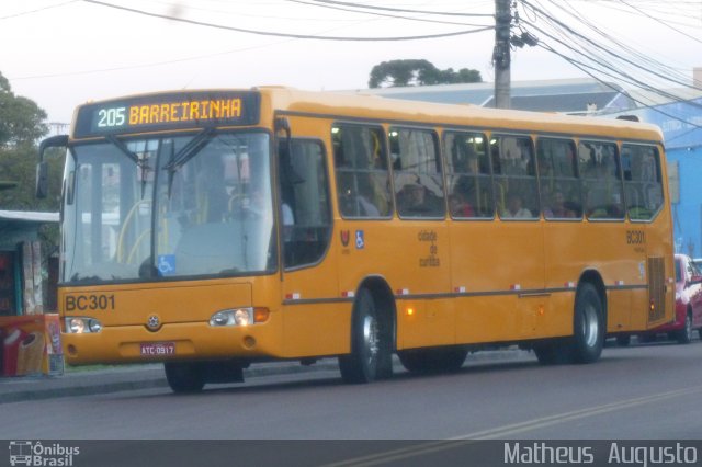 Transporte Coletivo Glória BC301 na cidade de Curitiba, Paraná, Brasil, por Matheus  Augusto. Número da foto: #1930620.
