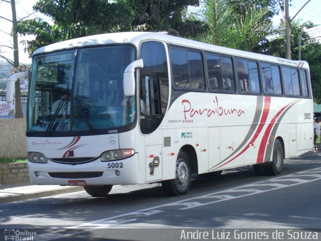 Paraibuna Transportes 5002 na cidade de Juiz de Fora, Minas Gerais, Brasil, por André Luiz Gomes de Souza. Número da foto: #1932318.