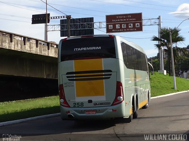 Viação Itapemirim 258 na cidade de Vitória, Espírito Santo, Brasil, por WILLIAN COUTO. Número da foto: #1896644.