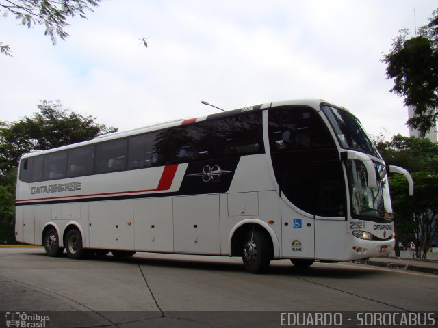 Auto Viação Catarinense 2929 na cidade de São Paulo, São Paulo, Brasil, por EDUARDO - SOROCABUS. Número da foto: #1896255.