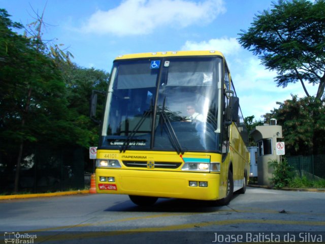Viação Itapemirim 44101 na cidade de São Paulo, São Paulo, Brasil, por Joase Batista da Silva. Número da foto: #1895071.