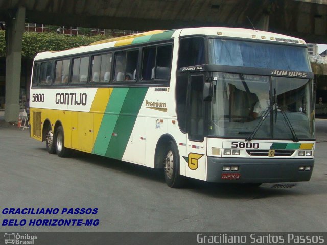 Empresa Gontijo de Transportes 5800 na cidade de Belo Horizonte, Minas Gerais, Brasil, por Graciliano Santos Passos. ID da foto: 1932688.