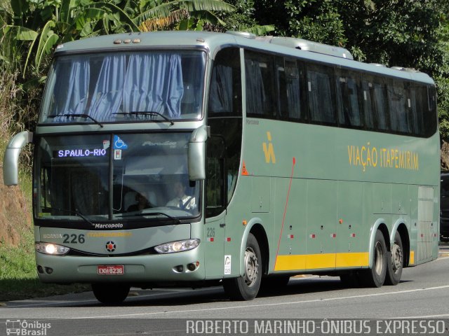 Viação Itapemirim 226 na cidade de Paracambi, Rio de Janeiro, Brasil, por Roberto Marinho - Ônibus Expresso. Número da foto: #1934431.