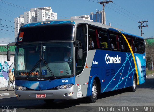 Viação Cometa 6241 na cidade de São Paulo, São Paulo, Brasil, por Cristiano Soares da Silva. ID da foto: 1934461.