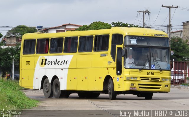 Viação Nordeste 0270 na cidade de Natal, Rio Grande do Norte, Brasil, por Iury  Mello. Número da foto: #1934504.