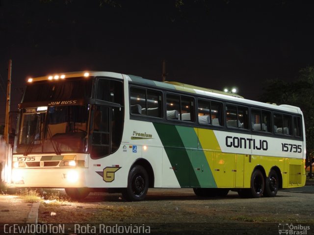 Empresa Gontijo de Transportes 15735 na cidade de Teresina, Piauí, Brasil, por Clemilton Rodrigues . ID da foto: 1934498.