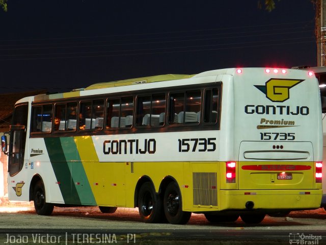 Empresa Gontijo de Transportes 15735 na cidade de Teresina, Piauí, Brasil, por João Victor. ID da foto: 1934478.