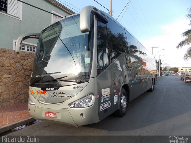 Rápido Campinas 81608 na cidade de Poços de Caldas, Minas Gerais, Brasil, por Ricardo Zuin. Número da foto: #1933315.