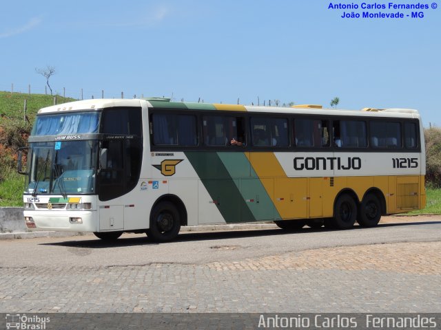 Empresa Gontijo de Transportes 11215 na cidade de João Monlevade, Minas Gerais, Brasil, por Antonio Carlos Fernandes. ID da foto: 1935803.