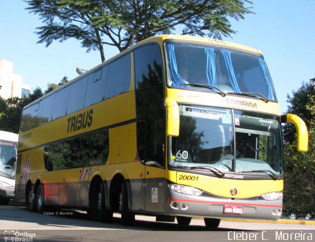 Viação Itapemirim 20001 na cidade de São Paulo, São Paulo, Brasil, por Cleber C.  Moreira. Número da foto: #1935530.