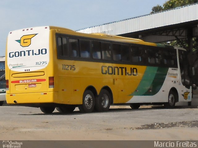 Empresa Gontijo de Transportes 11275 na cidade de Ribeirão Preto, São Paulo, Brasil, por Marcio Freitas. ID da foto: 1935627.