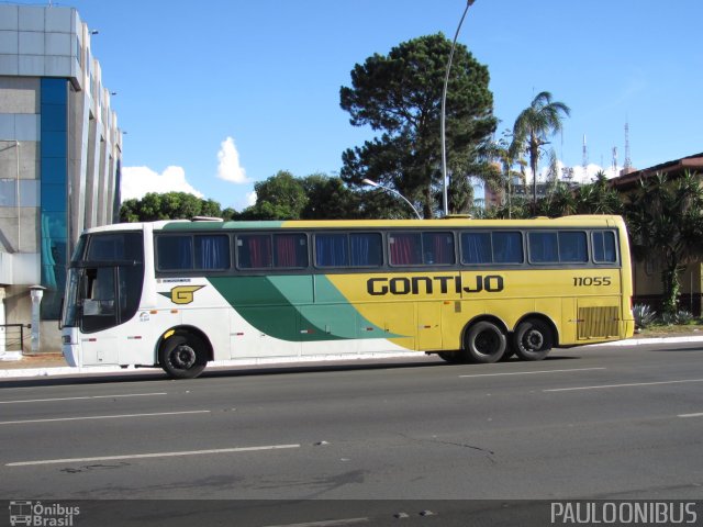 Empresa Gontijo de Transportes 11055 na cidade de Brasília, Distrito Federal, Brasil, por Paulo Camillo Mendes Maria. ID da foto: 1936815.