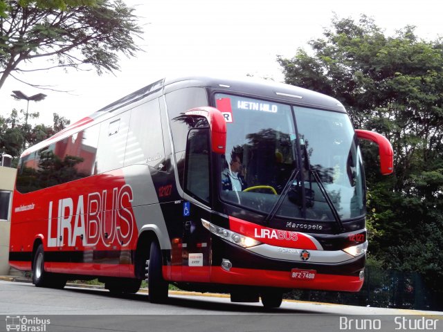 Lirabus 12127 na cidade de São Paulo, São Paulo, Brasil, por Bruno   Studer. Número da foto: #1935444.