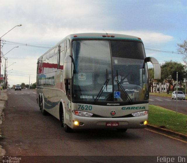 Viação Garcia 7620 na cidade de Cascavel, Paraná, Brasil, por Felipe  Dn. Número da foto: #1935728.