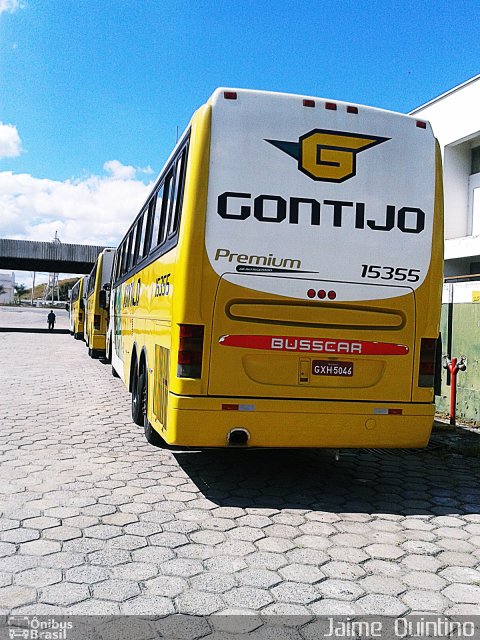 Empresa Gontijo de Transportes 15355 na cidade de Governador Valadares, Minas Gerais, Brasil, por Jaime  Quintino. Número da foto: #1935944.
