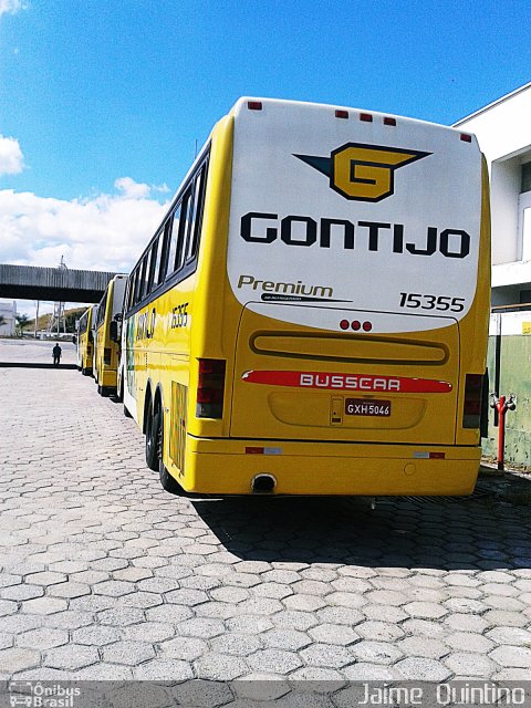 Empresa Gontijo de Transportes 15355 na cidade de Governador Valadares, Minas Gerais, Brasil, por Jaime  Quintino. ID da foto: 1935944.