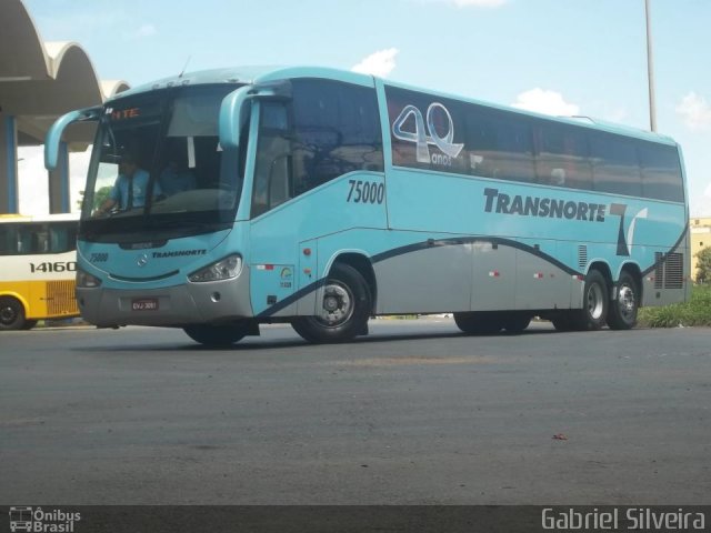 Transnorte - Transporte e Turismo Norte de Minas 75000 na cidade de Montes Claros, Minas Gerais, Brasil, por Gabriel Silveira. Número da foto: #1937711.