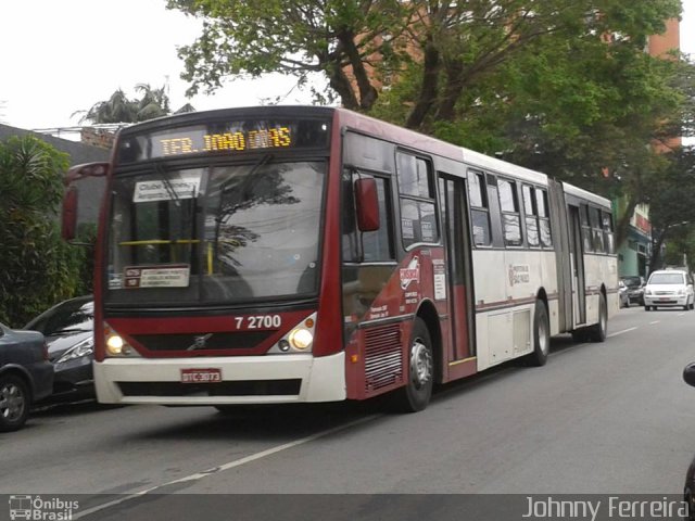 Viação Campo Belo 7 2700 na cidade de São Paulo, São Paulo, Brasil, por Johnny Ferreira. Número da foto: #1939472.