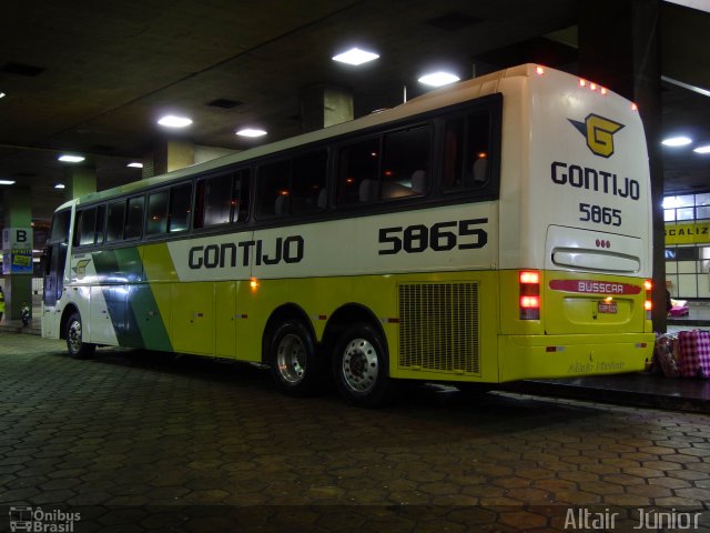 Empresa Gontijo de Transportes 5865 na cidade de Belo Horizonte, Minas Gerais, Brasil, por Altair Júnior. Número da foto: #1939947.