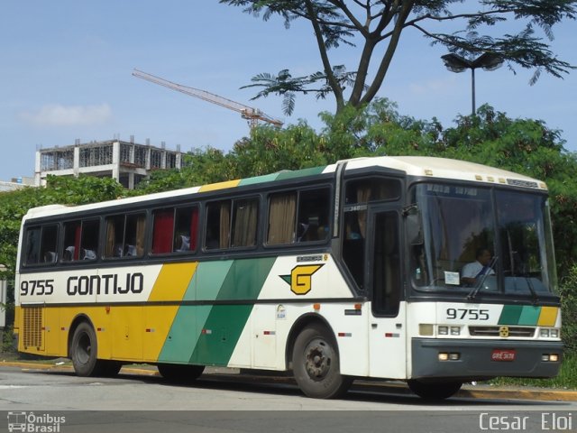 Empresa Gontijo de Transportes 9755 na cidade de São Paulo, São Paulo, Brasil, por Cesar  Eloi. ID da foto: 1940119.