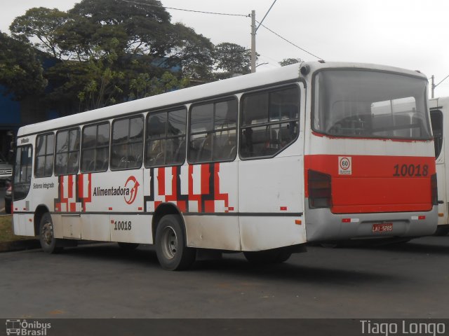 Sigma Transportes Coletivos 10018 na cidade de Piracicaba, São Paulo, Brasil, por Tiago Longo. ID da foto: 1940143.