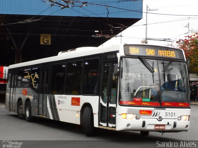 Metra - Sistema Metropolitano de Transporte 5101 na cidade de Santo André, São Paulo, Brasil, por Sandro Alves. Número da foto: #1939686.