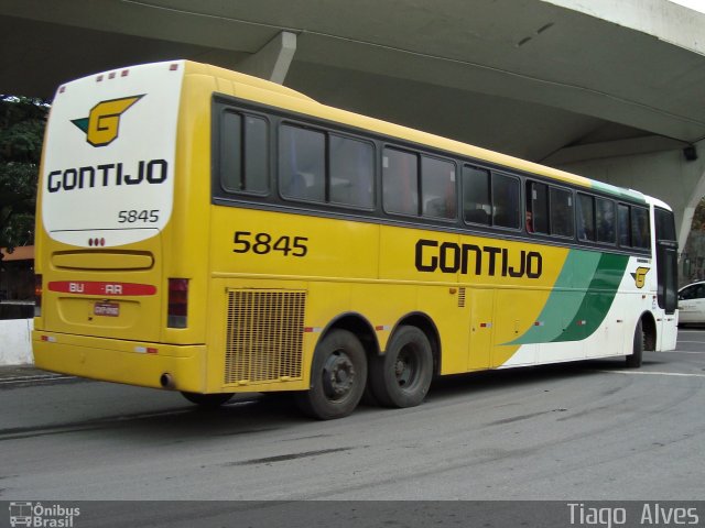 Empresa Gontijo de Transportes 5845 na cidade de Belo Horizonte, Minas Gerais, Brasil, por Tiago  Alves. Número da foto: #1940630.