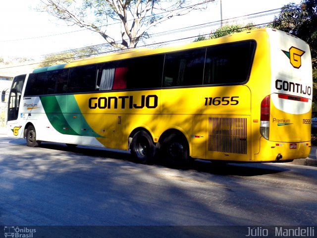 Empresa Gontijo de Transportes 11655 na cidade de Belo Horizonte, Minas Gerais, Brasil, por Júlio  Mandelli. Número da foto: #1941171.