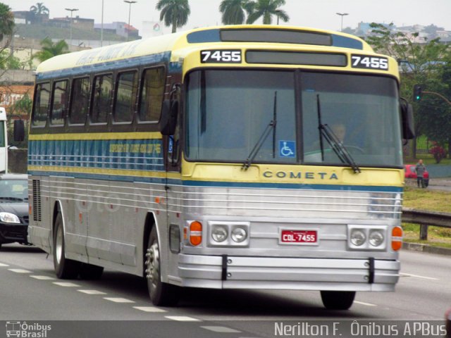 Viação Cometa 7455 na cidade de São Paulo, São Paulo, Brasil, por Nerilton F.  ônibus. Número da foto: #1941032.