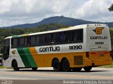 Empresa Gontijo de Transportes 11090 na cidade de São Gonçalo do Rio Abaixo, Minas Gerais, Brasil, por Wanderson Vinícius Amorim. ID da foto: :id.