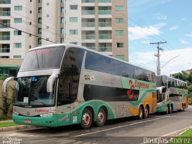 Expressa Turismo 55430 na cidade de Caldas Novas, Goiás, Brasil, por Douglas Andrez. ID da foto: 1941489.