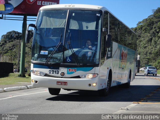 Auto Viação 1001 2213 na cidade de Teresópolis, Rio de Janeiro, Brasil, por Gabriel Cardoso Lopes. Número da foto: #1942990.