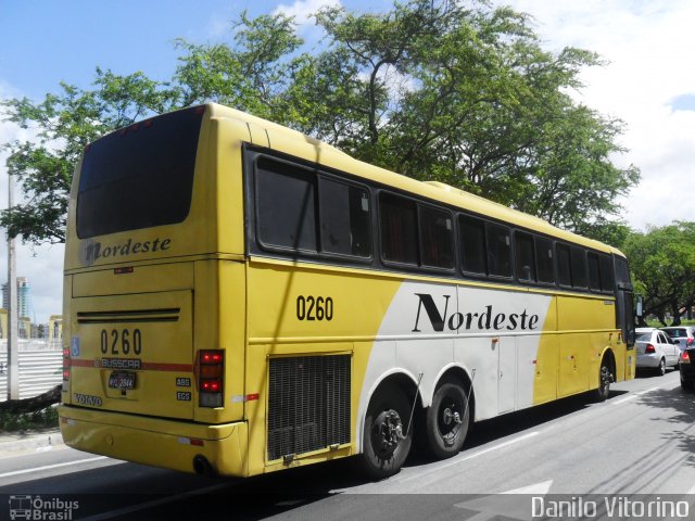 Viação Nordeste 0260 na cidade de Natal, Rio Grande do Norte, Brasil, por Danilo Vitorino Lopes. Número da foto: #1942707.