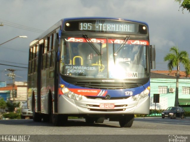 Auto Viação ABC 179 na cidade de São Bernardo do Campo, São Paulo, Brasil, por Luis Nunez. Número da foto: #1943163.