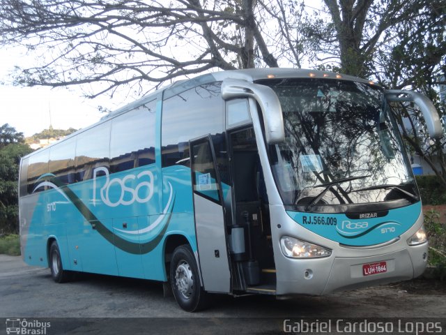 Rosa Turismo RJ 566.009 na cidade de Teresópolis, Rio de Janeiro, Brasil, por Gabriel Cardoso Lopes. Número da foto: #1942871.
