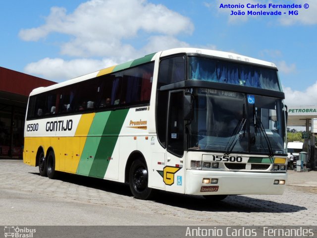 Empresa Gontijo de Transportes 15500 na cidade de João Monlevade, Minas Gerais, Brasil, por Antonio Carlos Fernandes. ID da foto: 1942213.