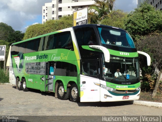 Pássaro Verde 12121 na cidade de Viçosa, Minas Gerais, Brasil, por Hudson Neves. Número da foto: #1944191.