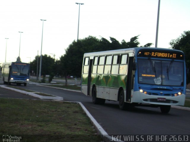 Rota do Sol Turismo 206300 na cidade de Riacho Fundo II, Distrito Federal, Brasil, por Jefferson Willian da Silva de Sousa. Número da foto: #1943764.